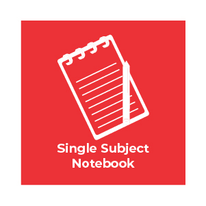 Single Subject Notebook