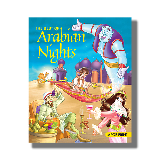 Best of Arabian Nights Large Print Story Book : Book Hardcover (Om Kidz) -  Ajay Online Stall