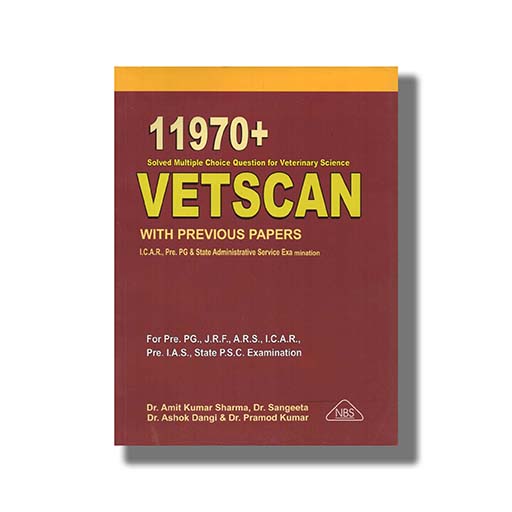 Vetscan : 11970 + Unique Question Bank For Veterinary Science 2022 Edition  : Book Paperback (Amit Kumar Sharma) - Ajay Online Stall