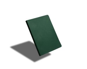 Zequenz A/5 Size Emerald (Squared) Slim Notebook Blank Acid Free Paper 200 Pages 80GSM 360 Degree Flexibility 100% Handmade Fountain Pen Friendly Color Series Code 360-TCJ-A5-LITE-ERG