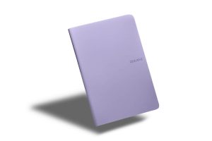 Zequenz A/5 Size Lavender (Ruled) Slim Notebook Blank Acid Free Paper 200 Pages 80GSM 360 Degree Flexibility 100% Handmade Fountain Pen Friendly Color Series Code 360-TCJ-A5-LITE-LDR