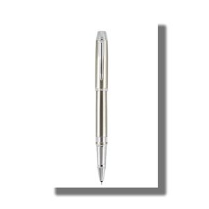 Parker Odyssey Gun Metal Chrome Trim Ct Rollerball Pen