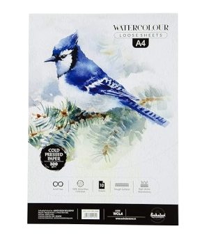 Scholar Water Colour Painting Sheets Cold Press A/4 300Gsm Product Code WCL4