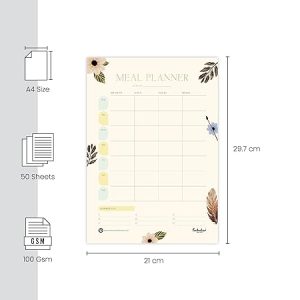 Scholar Meal Planner Vertical A/4 50 Shts MEL4-V
