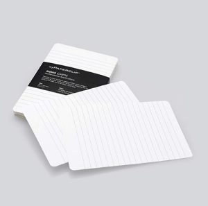 My Paperclip Index Cards Ruled Sheet 50 Size 102/127mm Code IC50W2-R