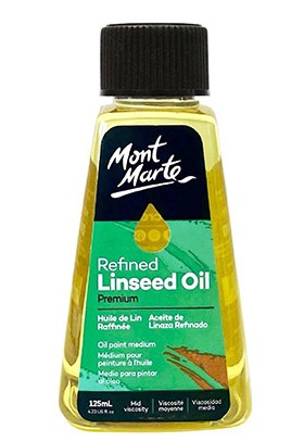 Mont Marte Refined Linseed Oil 125ml