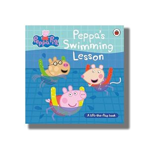 Peppa Pig | Peppas Swimming Lesson | A lift-the-flap book | Board Book (Peppa Pig)