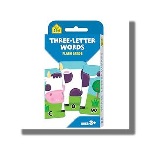 School Zone Three-Letter Words Flash Cards Ages 3 + (Hinkler Books Pty Ltd)