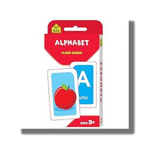 School Zone Alphabet Flash Cards Red Ages 3 + (Hinkler Books Pty Ltd)