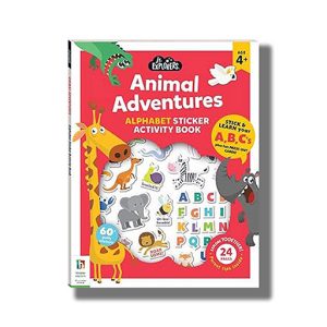 Junior Explorers | Animal Adventures Alphabet Activity Book | Book Paperback