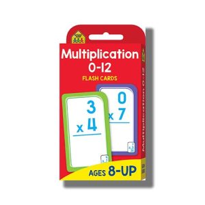 School Zone Multiplication 0-12 Flash Cards Ages 8 +Up  (Hinkler Books Pty Ltd)