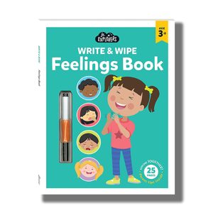 Jr Explorers Write and Wipe Feelings Book | Book Paperback (Hinkler)