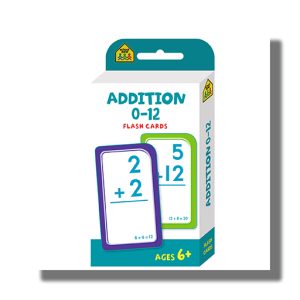 School Zone Addition 0-12 Flash Cards Ages 6 + (Hinkler Books Pty Ltd)