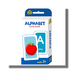 School Zone Alphabet Flash Cards Blue Ages 3 + (Hinkler Books Pty Ltd)