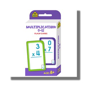 School Zone Multiplication 0-12 Flash Cards Ages 8 + (Hinkler Books Pty Ltd)