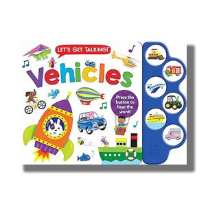 Lets Get Talking | Vehicles 6-button Sound Book | Board Book