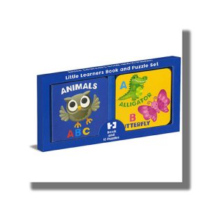 Little Learners Book And Puzzle Set Animals A B C ; Book Paperback (Shree)