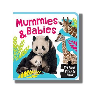 My First Puzzle Book Mummies & Babies | Board Book