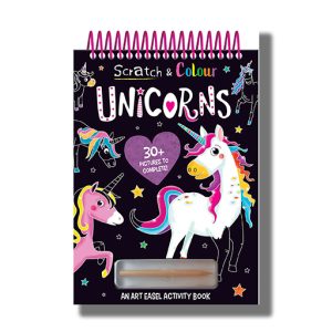 Scratch and Colour Unicorns | Book Hardcover (Jenny Copper)