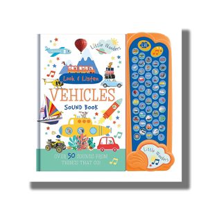 Look & Listen Sound Book | Vehicles | Book Hardcover (Shree)