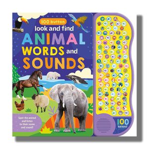 Look And Find Animal Words And Sounds | Book Hardcover (Shree)
