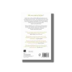 First And Last Freedom | Book Paperback (J Krishnamurti)