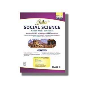 Golden Social Science CBSE Class 9 2025-26 Edition | Book Paperback (Sudha Rastogi)