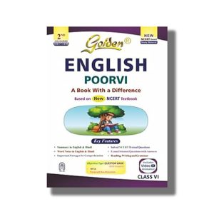 Golden English Class 6 | Based On Poorvi New Ncert Textbook 2025-26 Edition | Book Paperback (R K Gupta)