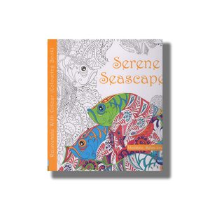 Serene Seascapes | Rejuvenate With Colur Colouring Book | Book Paperback (Navneet) Code F1082