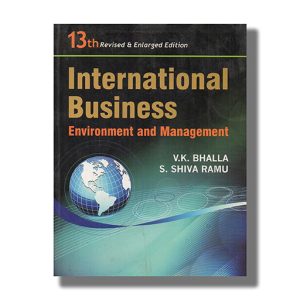 International Business | Environment And Management 13th Edition | Book Paperback (V K Bhalla)