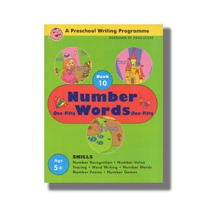 Preschool Writing Programme Number Words One-Fifty Book 10 | Age 5+ | Book Paperback (Shree)