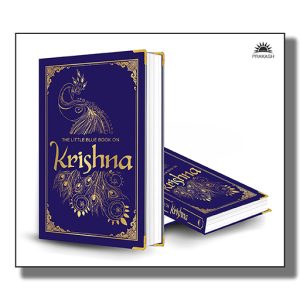Little Blue Book On Krishna (Deluxe Silk Hardbound) | Book Hardcover (Fingerprint) Shubha Vilas