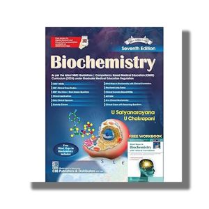 Biochemistry 7th 2025-26 Edition | Book Paperback (U Satyanarayana)
