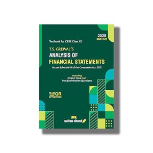 T S Grewals Analysis of Financial Statements Vol 3 | Textbook For CBSE Class 12 2025-26 Edition | Book Paperback