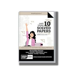 Oswal CBSE Last 10 Years Solved Papers Humanities Stream | English | Economics | Political Science | History | Geography | Sociology | Psychology Class 12 2025-26 Examination | Book Paperback