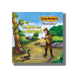 Aesops Fables For Early Readers | The Man And The Serpent | Book Paperback (Shree)