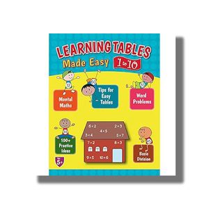 Learning Tables Made Easy 1 to 10 | Book Paperback (Shree)