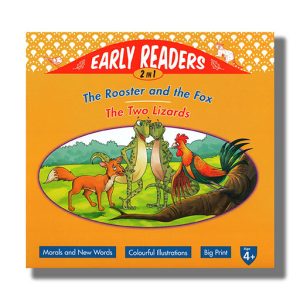 Early Readers 2 In 1 | The Rooster And The Fox/The Two Lizards | Books Paperback (Shree)