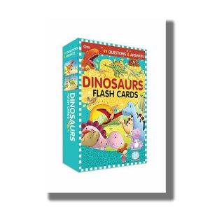 99 Questions and Answers Dinosaurs Flash Cards | Book Paperback (Om Kidz)