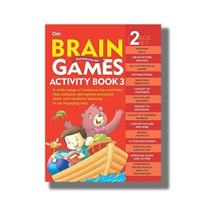 Brain Games for Kids | Brain Games Activity Book Level 2 (Book 3) | Book Paperback (Om Kidz)