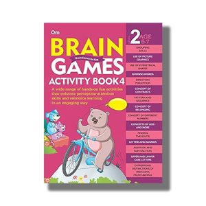 Brain Games for Kids | Brain Games Activity Book Level 2 (Book 4) | Book Paperback (Om Kidz)