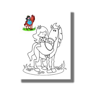 Copy Colour Princesses | Book Paperback (Om Kidz)