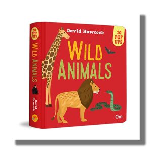 Pop-Up Wild Animals Amazing 10 Pop-Ups For The Young Ones - Pop Up | Board Book (Om Kidz)