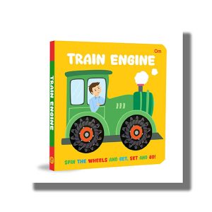 Train Engine Wheel Book | Board Book (Om Kidz)