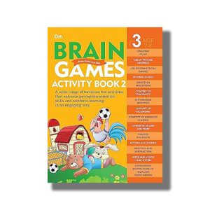 Brain Games for Kids | Brain Games Activity Book Level 3 (Book 2) | Book Paperback (Om Kidz)