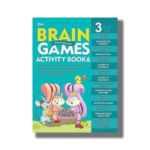 Activity Book | Brain Games for Kids | Brain Games Activity Book Level 3 (Book 6) | Book Paperback (Om Kidz)