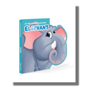 My First Shaped Board Book | Elephant | Book Hardcover (Wonder House Book)