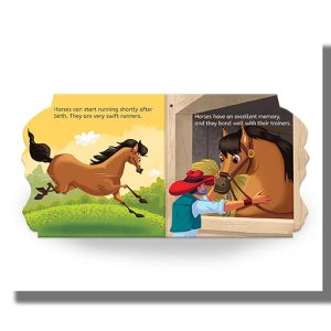My First Shaped Board Book | Horse | Book Hardcover (Wonder House Book)