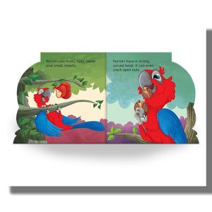 My First Shaped Board Book | Parrot | Book Hardcover (Wonder House Book)