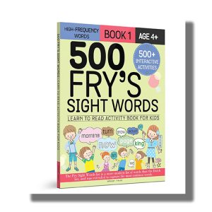 500 Frys Sight Words | Learn To Read Activity Book For Kids Book 1 | Book Paperback (Wonder House Book)